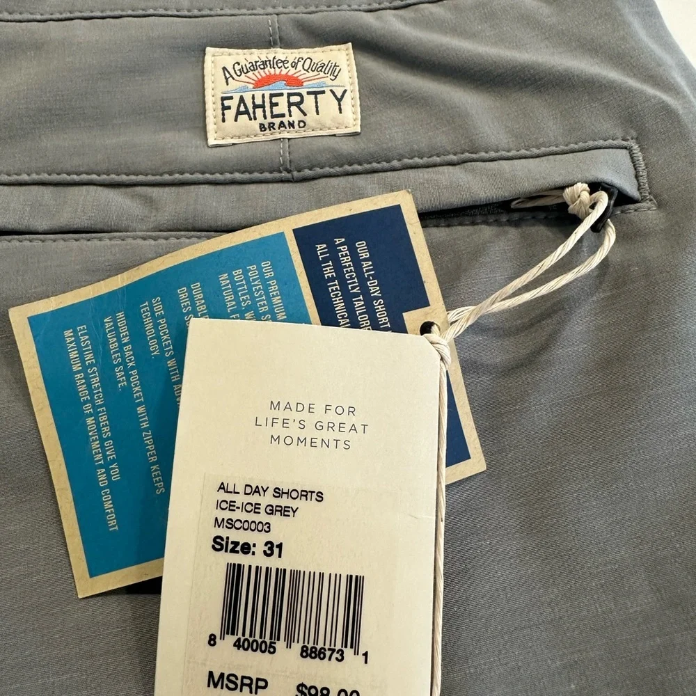 Faherty - All Day Miller Shorts - Men’s - NWT